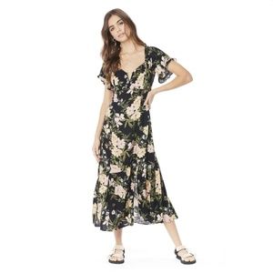 Saltwater Luxe Decker Short Sleeve Midi Dress
